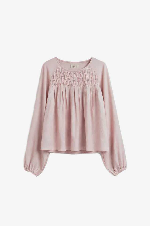 Blusa plisada geométrica | Elara
