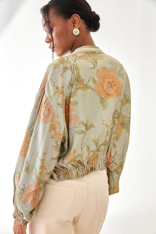 Blusa fluida estampada | Maelis