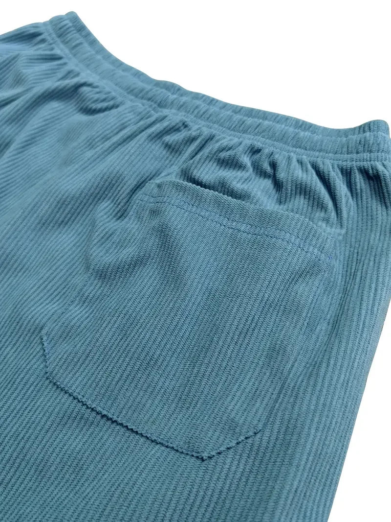 Pantalón de pana relaxed fit con cintura elástica | Hiro