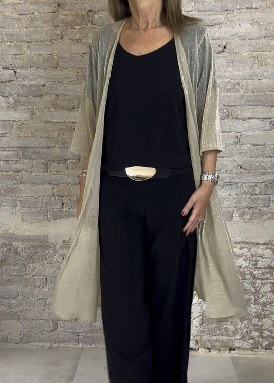Kimono de lurex midi | Clea