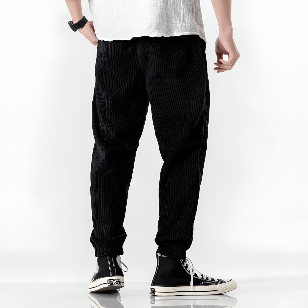 Pantalón oversize de pana con cintura elástica | Kenji