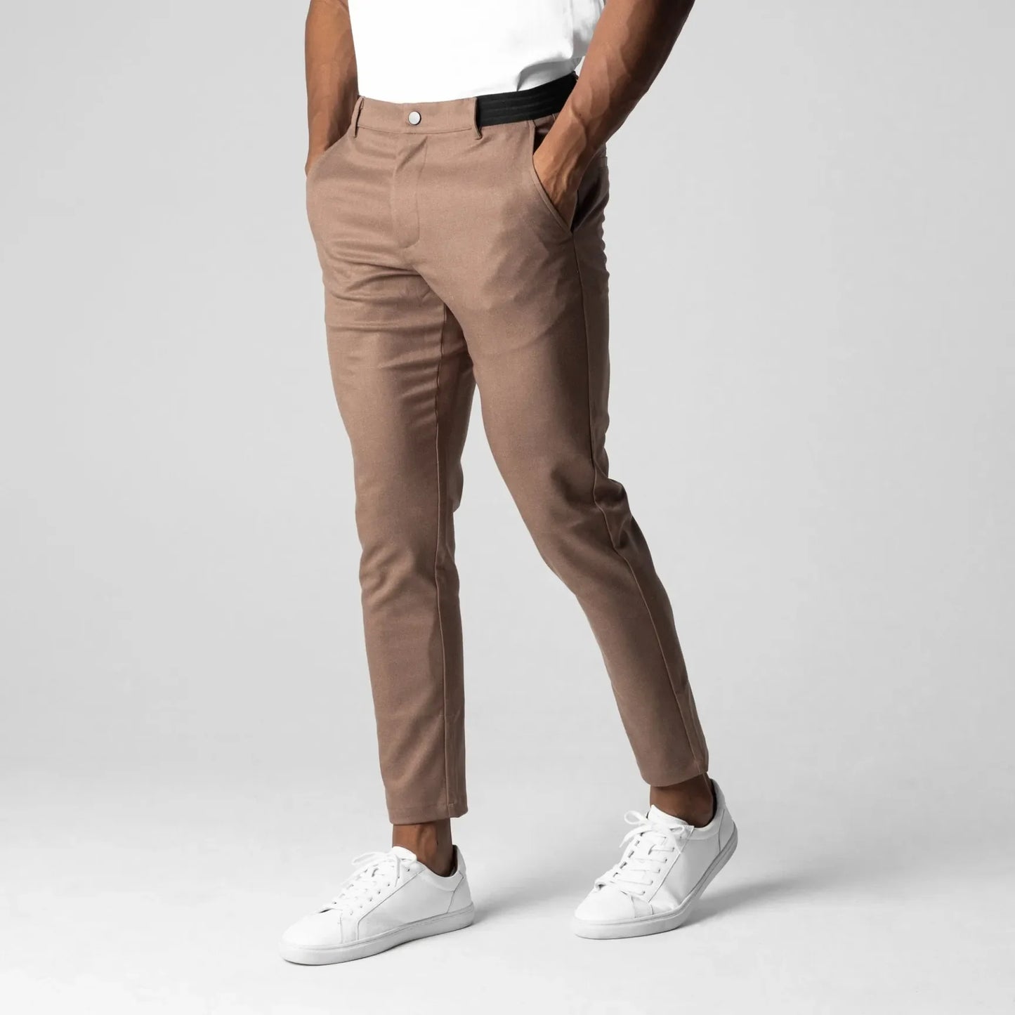 Pantalón chino elástico de corte slim | Luca
