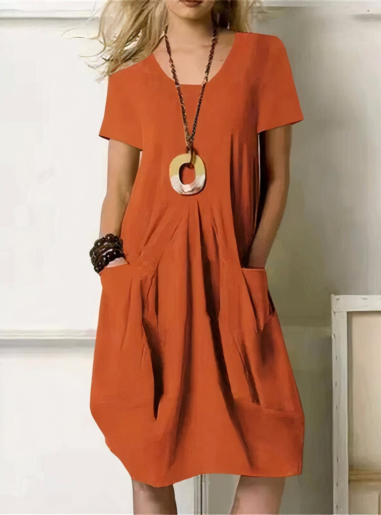 Vestido fluido de estilo casual | Marisa