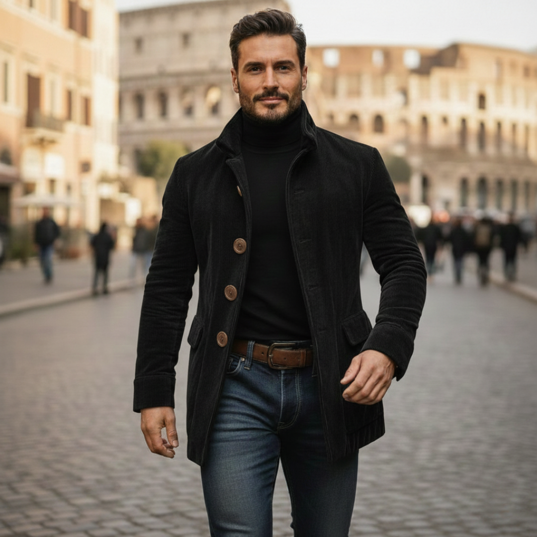 Abrigo slim de corte elegante | Renzo
