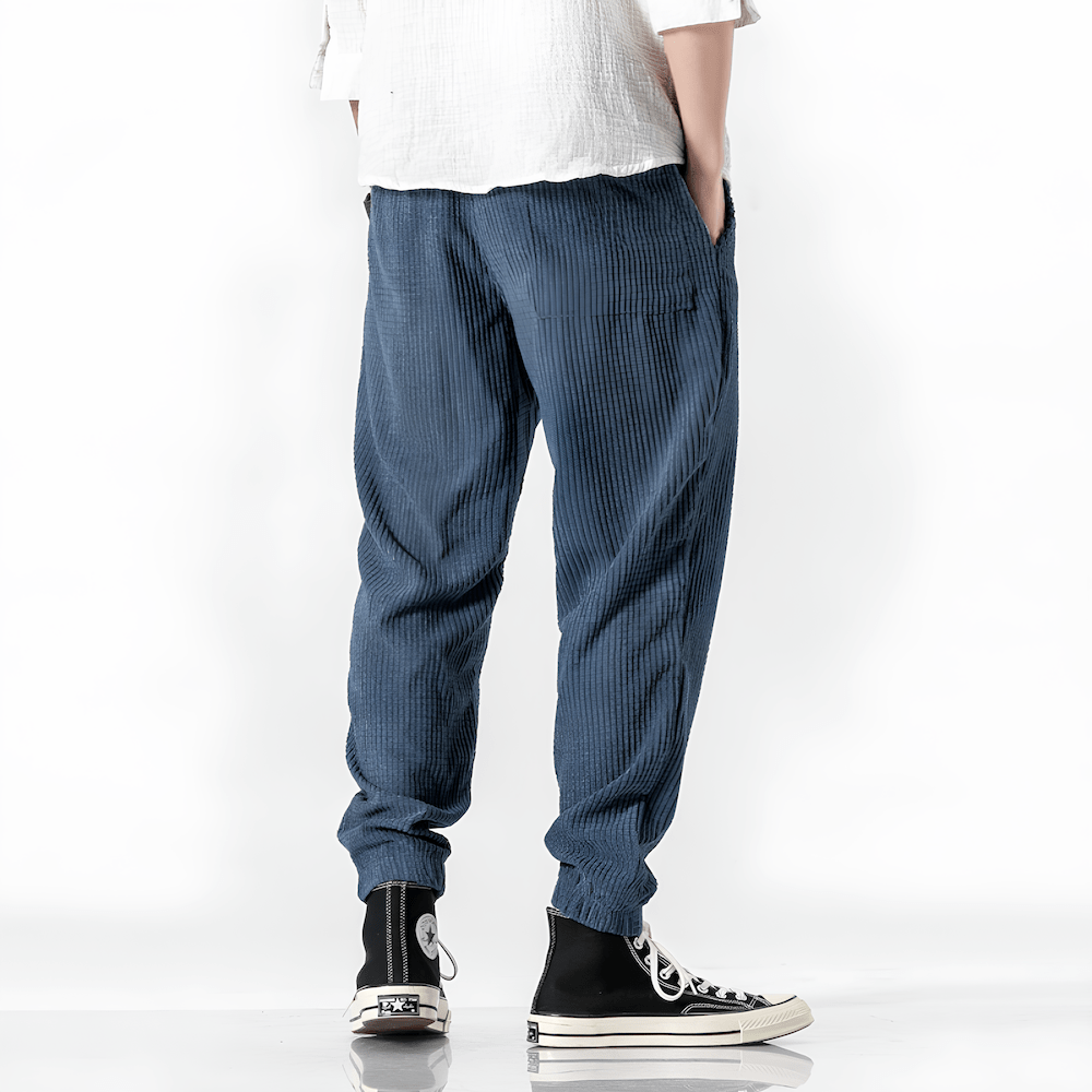 Pantalón oversize de pana con cintura elástica | Kenji
