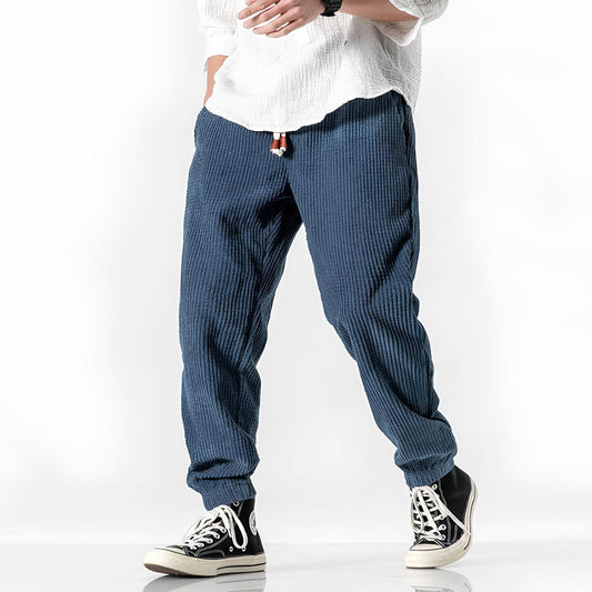 Pantalón oversize de pana con cintura elástica | Kenji