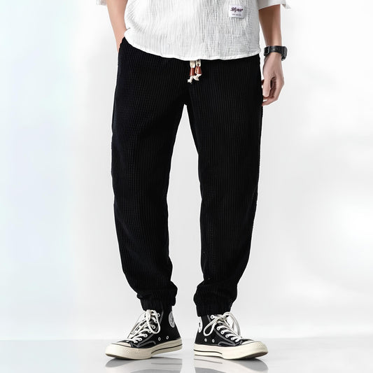 Pantalón oversize de pana con cintura elástica | Kenji