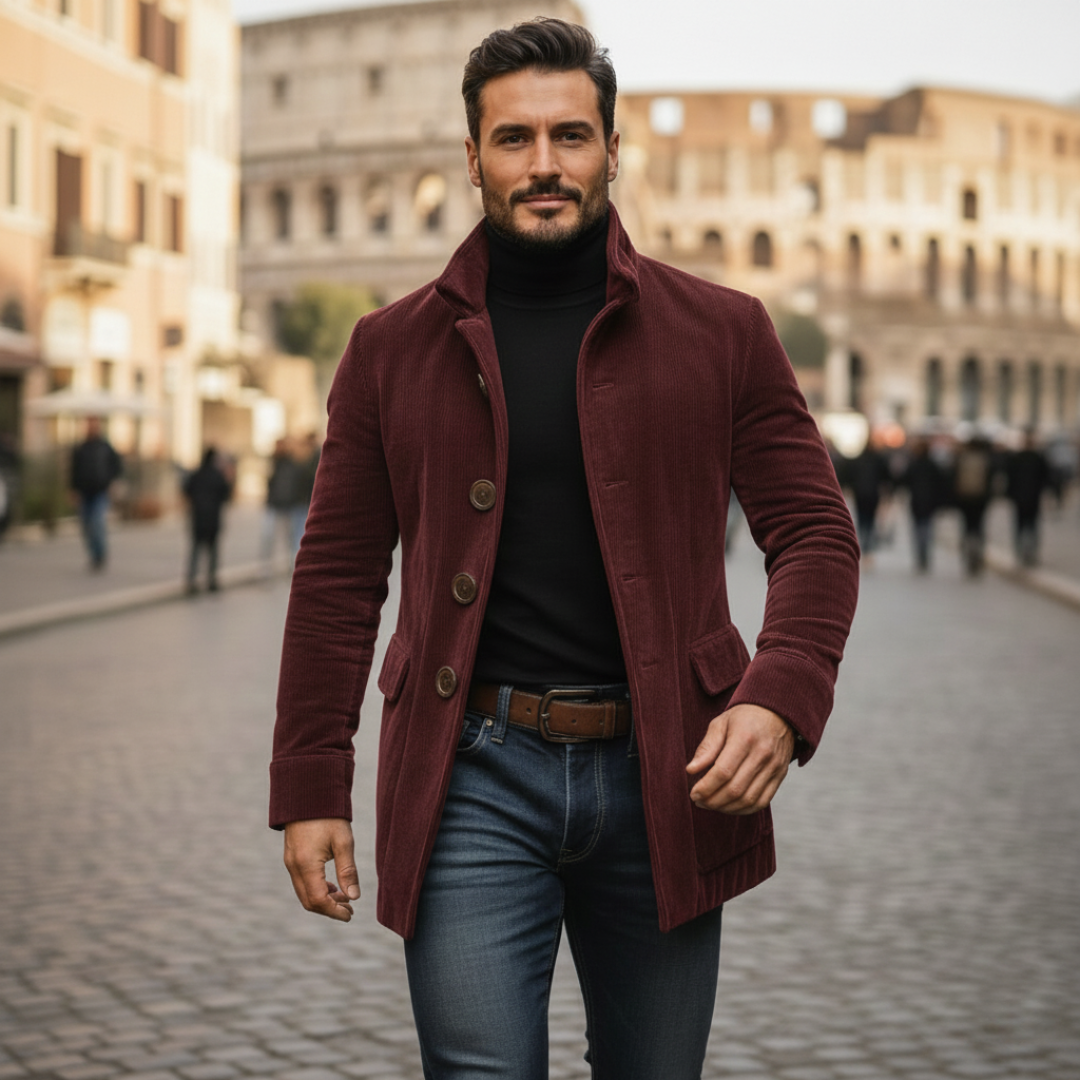 Abrigo slim de corte elegante | Renzo