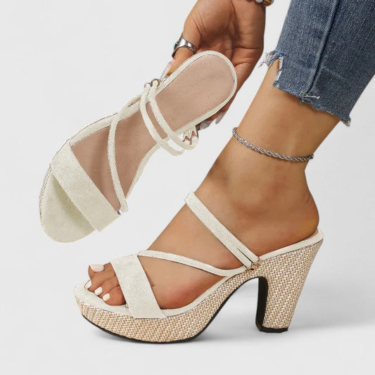 Sandalias de tacón con tiras | Darel