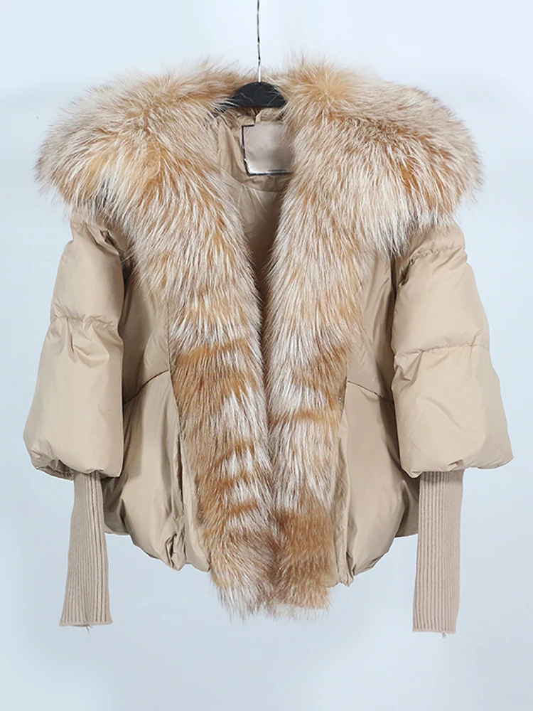 Chaqueta acolchada con capucha de pelo | Zorya