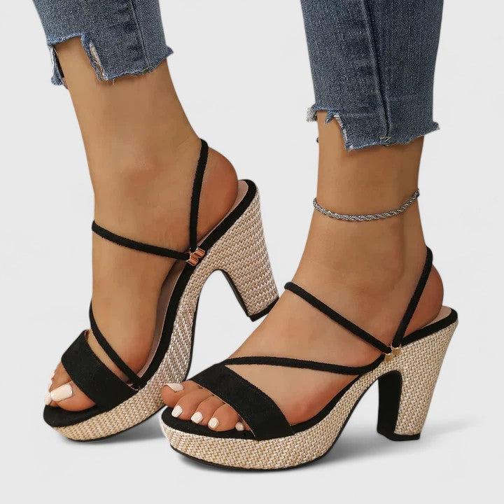 Sandalias de tacón con tiras | Darel