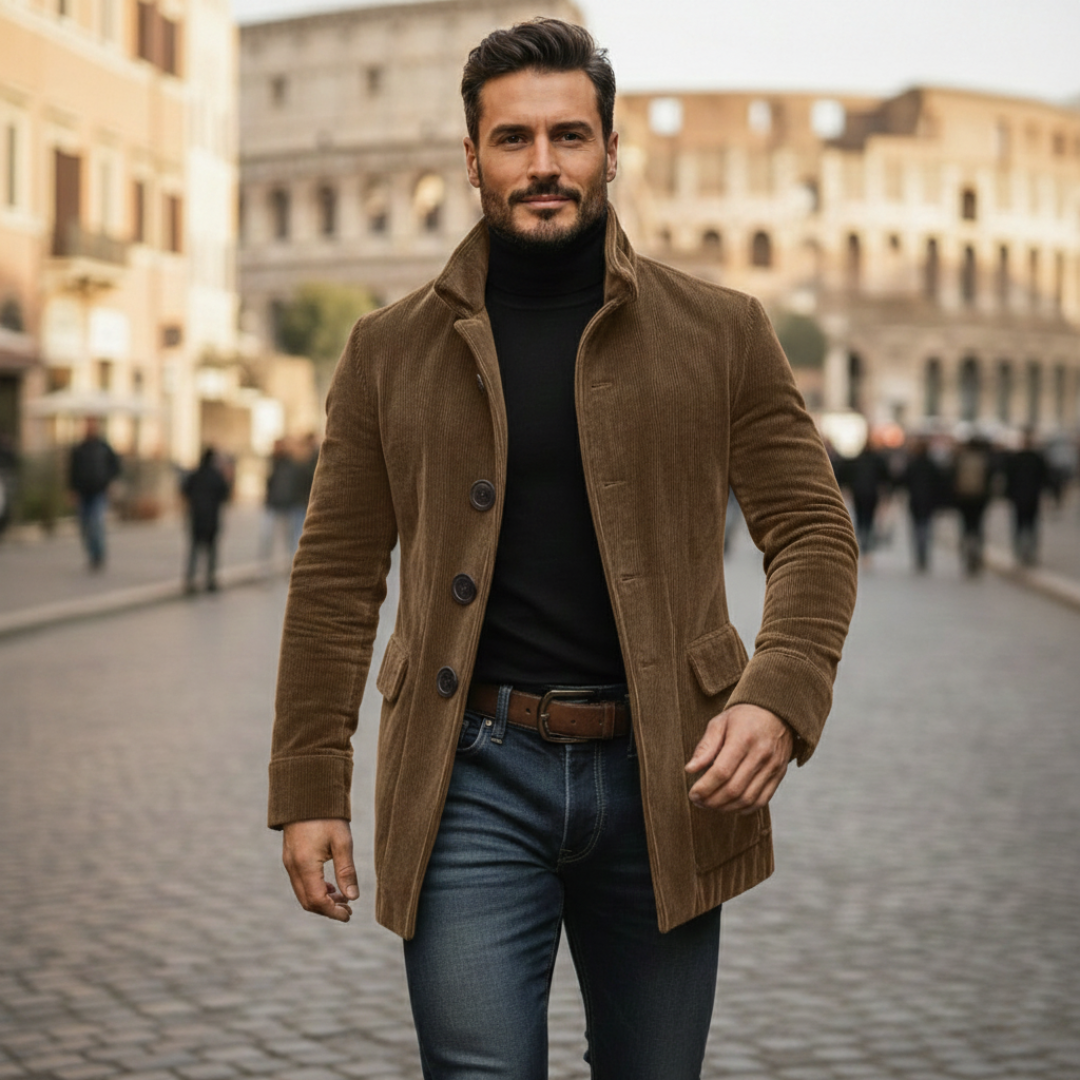 Abrigo slim de corte elegante | Renzo