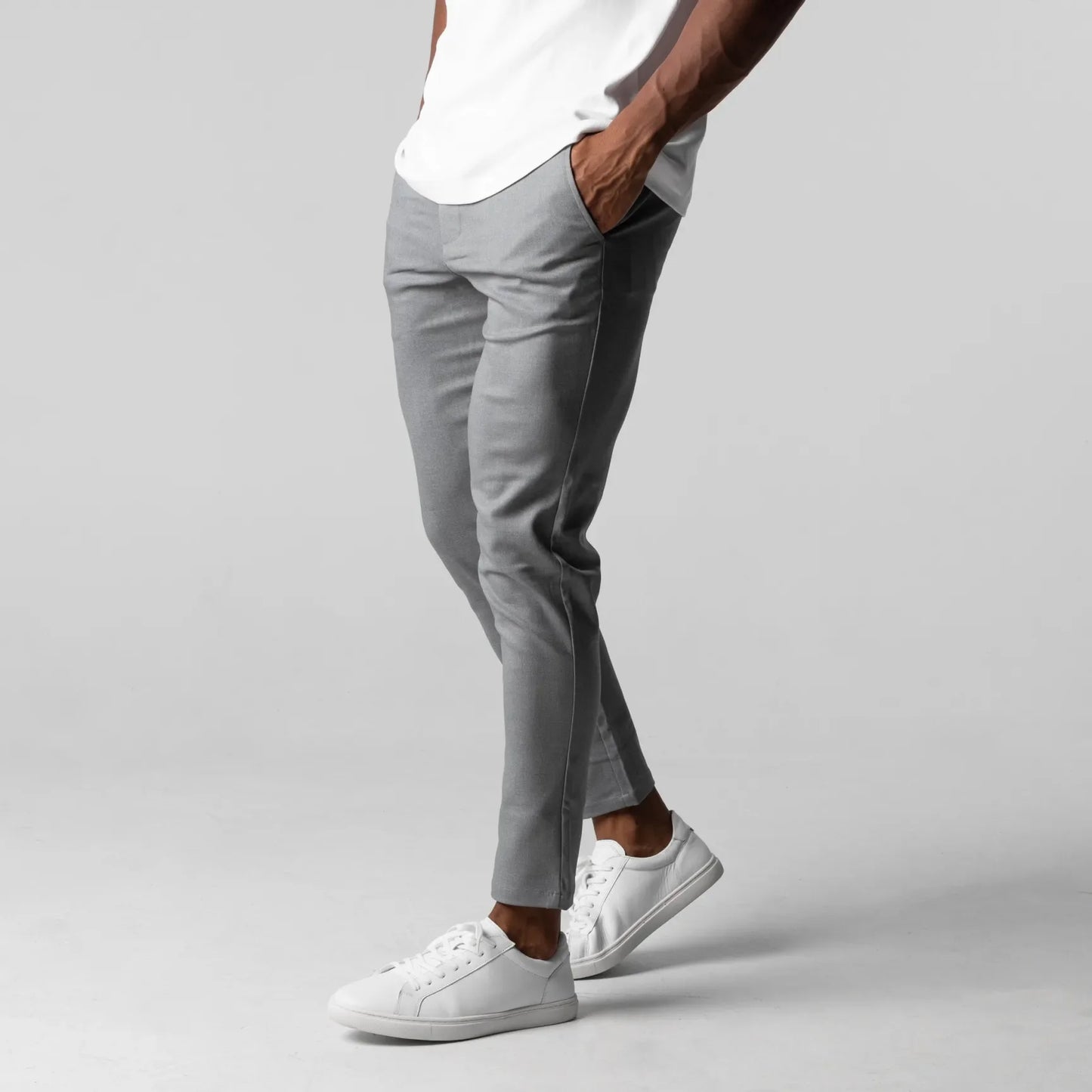 Pantalón chino elástico de corte slim | Luca