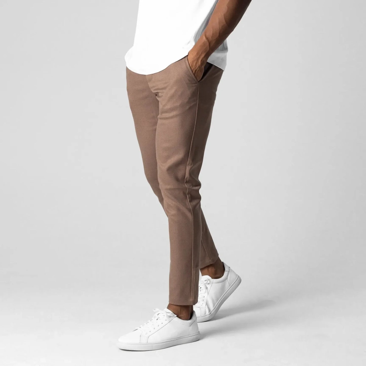 Pantalón chino elástico de corte slim | Luca