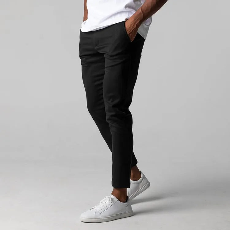 Pantalón chino elástico de corte slim | Luca