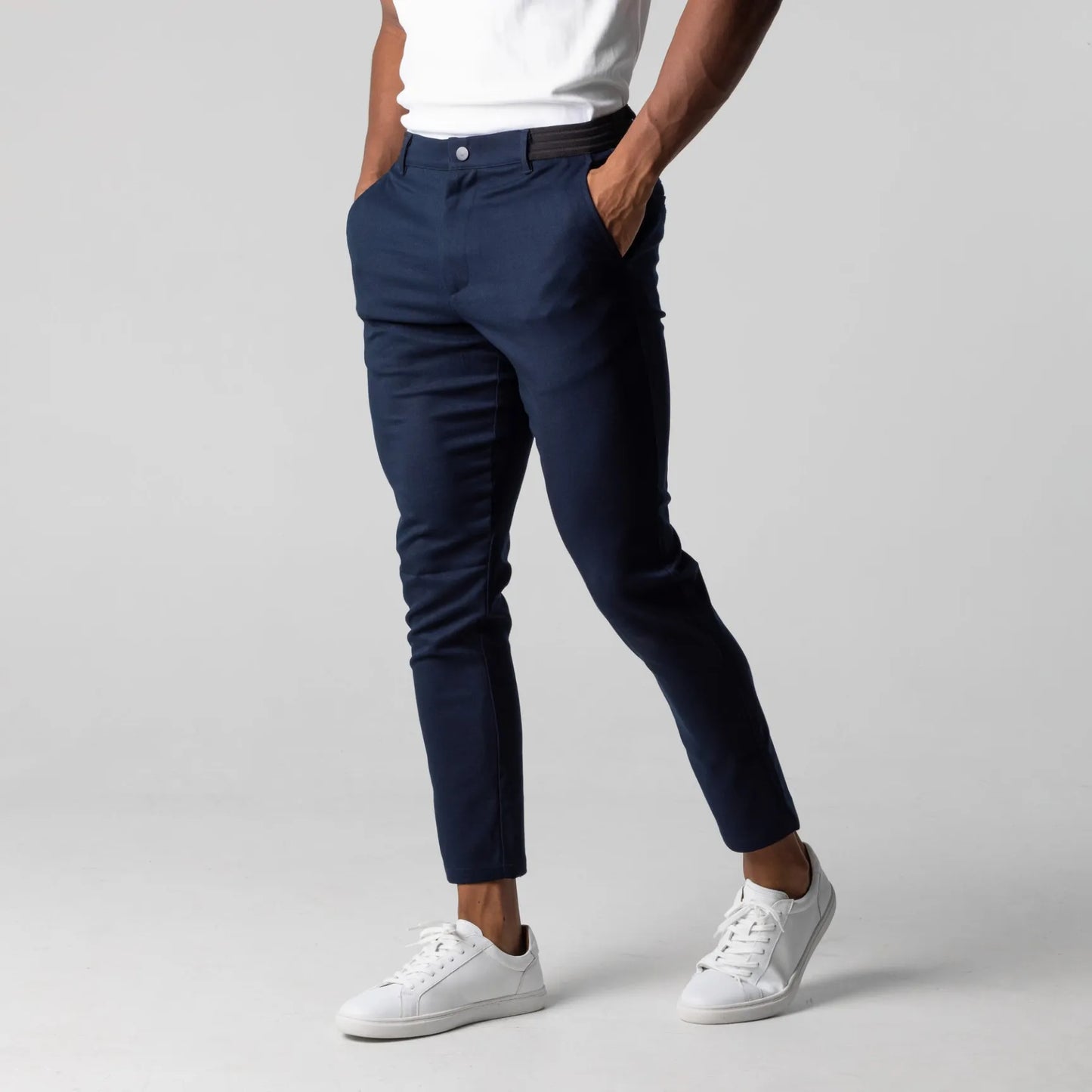 Pantalón chino elástico de corte slim | Luca