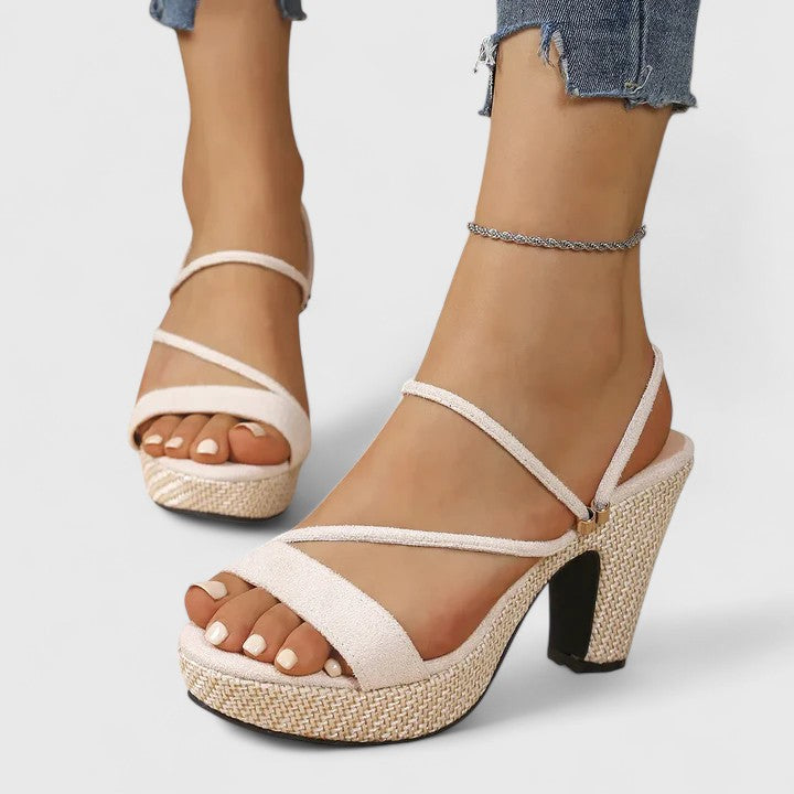 Sandalias de tacón con tiras | Darel
