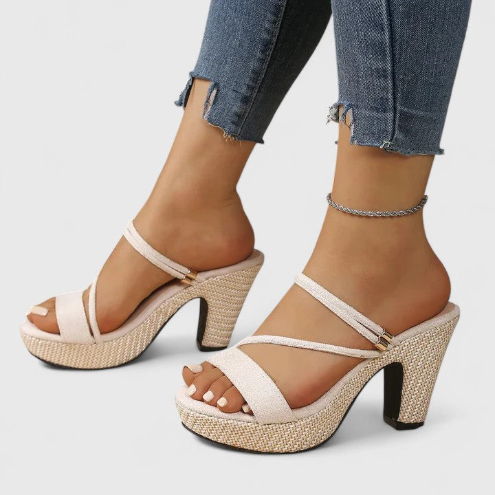 Sandalias de tacón con tiras | Darel