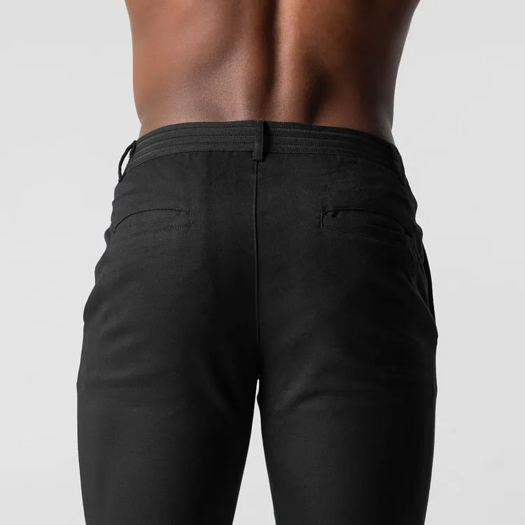 Pantalón chino elástico de corte slim | Luca