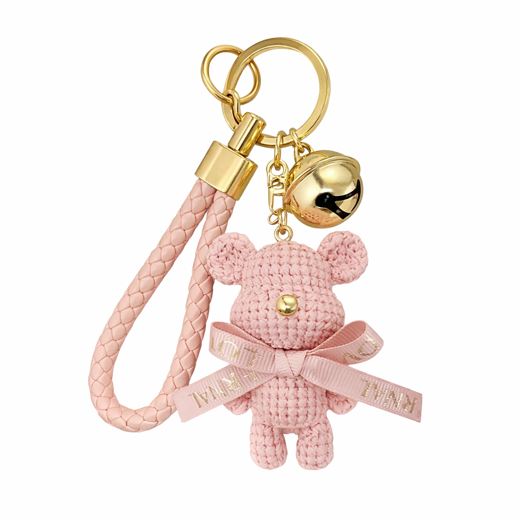 Colgante de oso con detalle dorado | Amalia