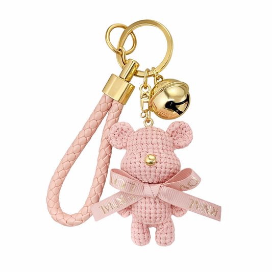 Colgante de oso con detalle dorado | Amalia
