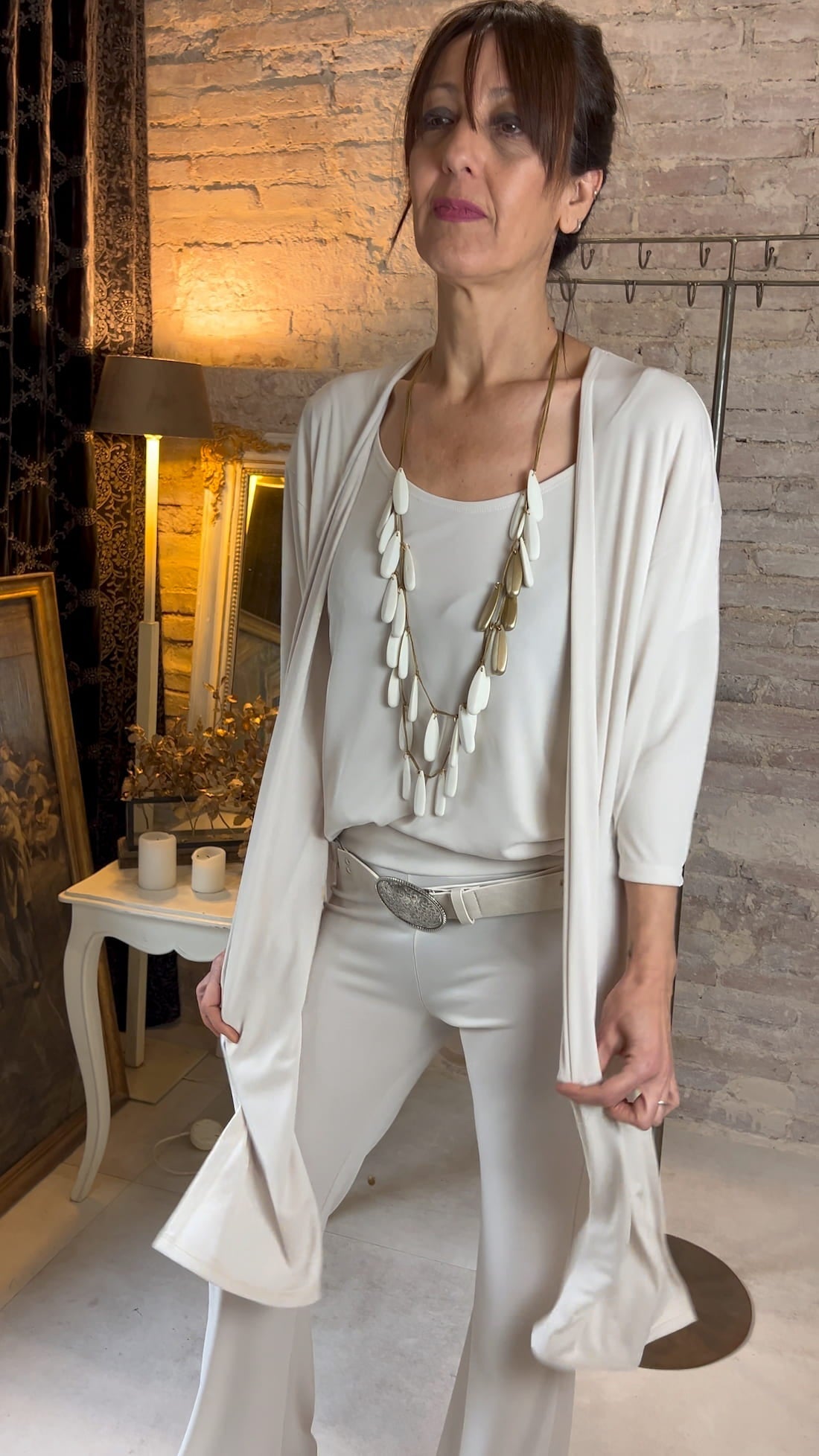 Chaqueta fluida estilo caftán | Lena