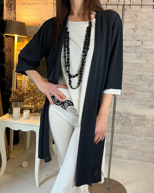 Chaqueta fluida estilo caftán | Lena