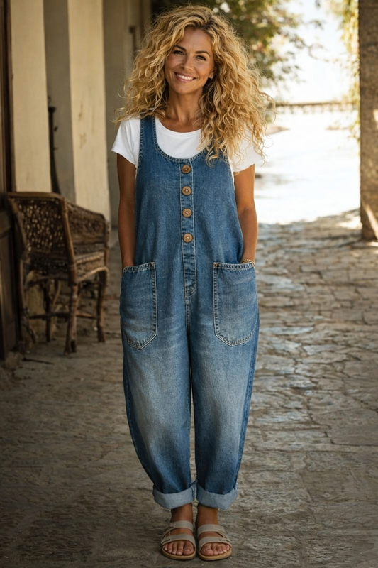 Mono denim relajado | Mila