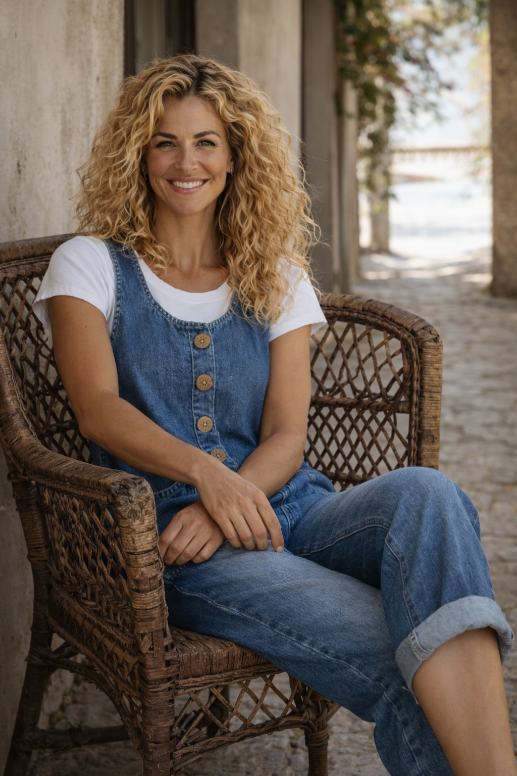 Mono denim relajado | Mila