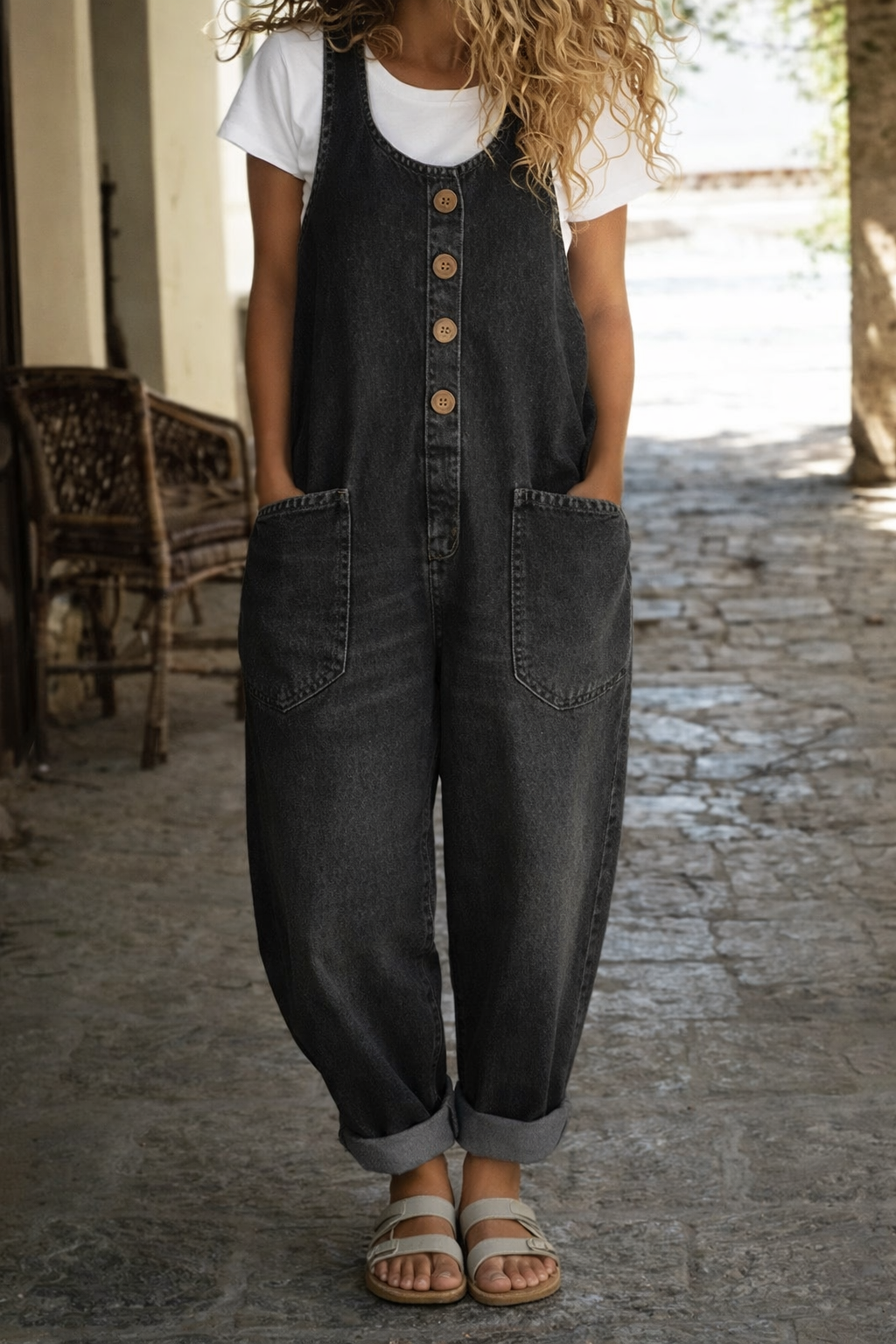Mono denim relajado | Mila