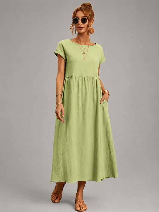 Vestido midi fluido de elegancia atemporal | Gabriela