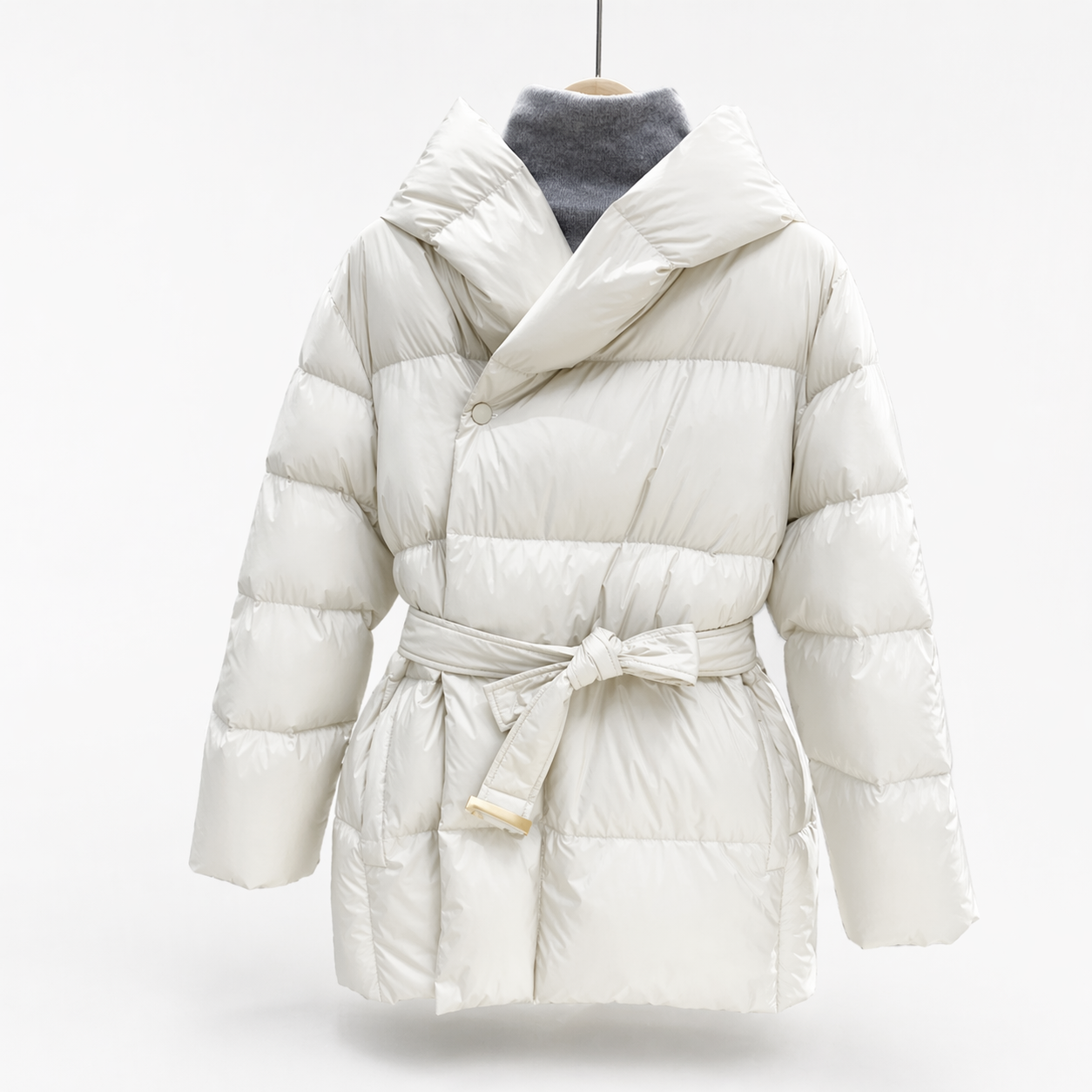 Chaqueta acolchada con cinturón | Eira