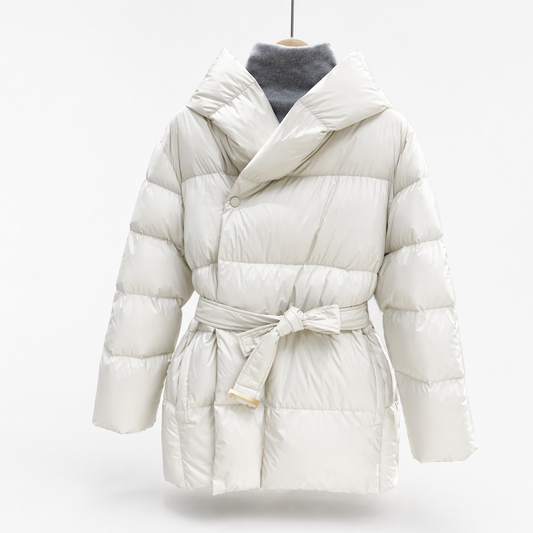 Chaqueta acolchada con cinturón | Eira