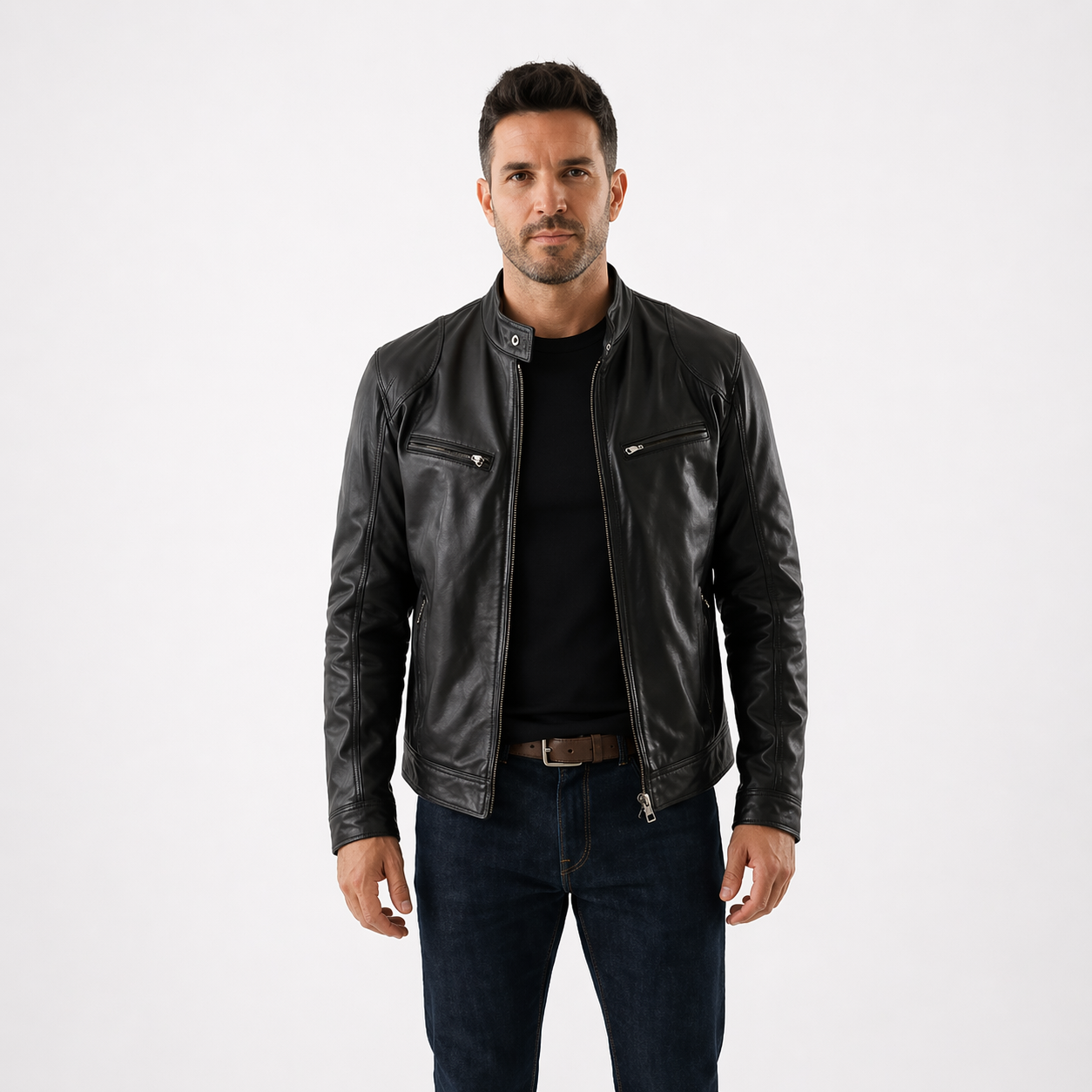 Chaqueta cuero clásica | Rober