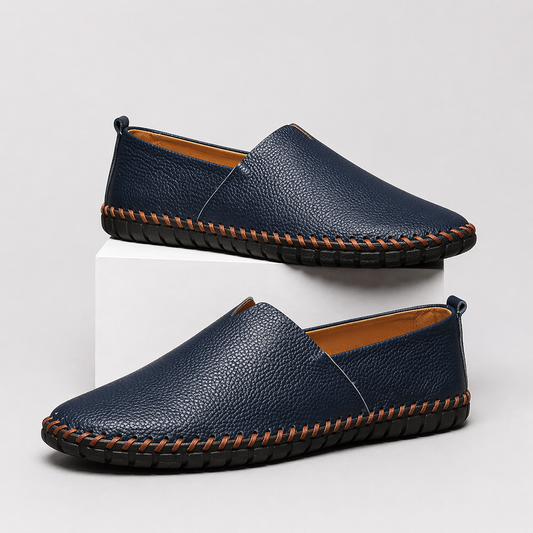 Mocasín de cuero artesanal