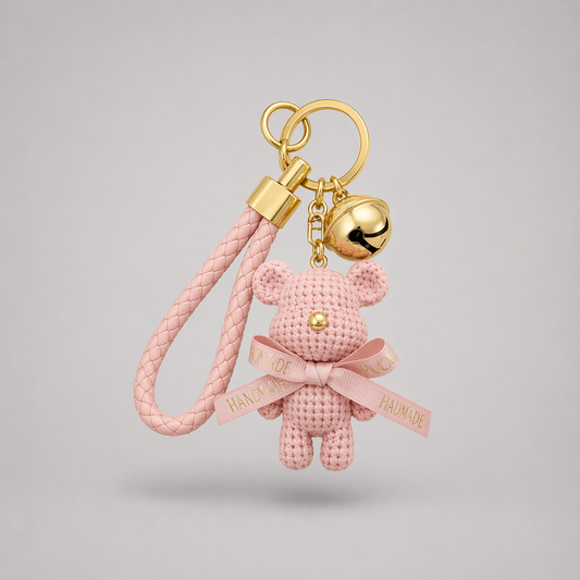 Colgante de oso con detalle dorado | Amalia