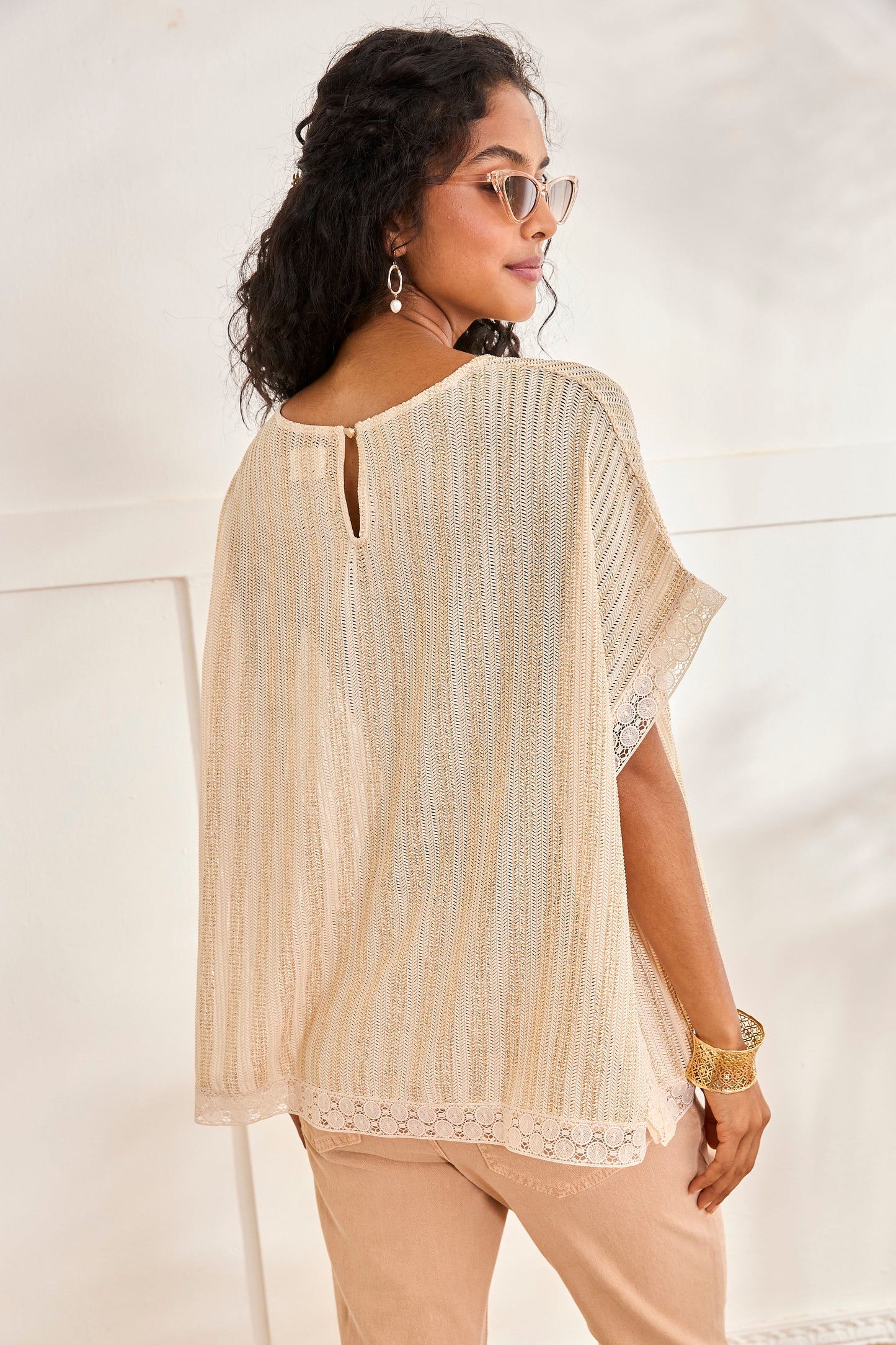 Blusa de punto con brillo sutil | Évora