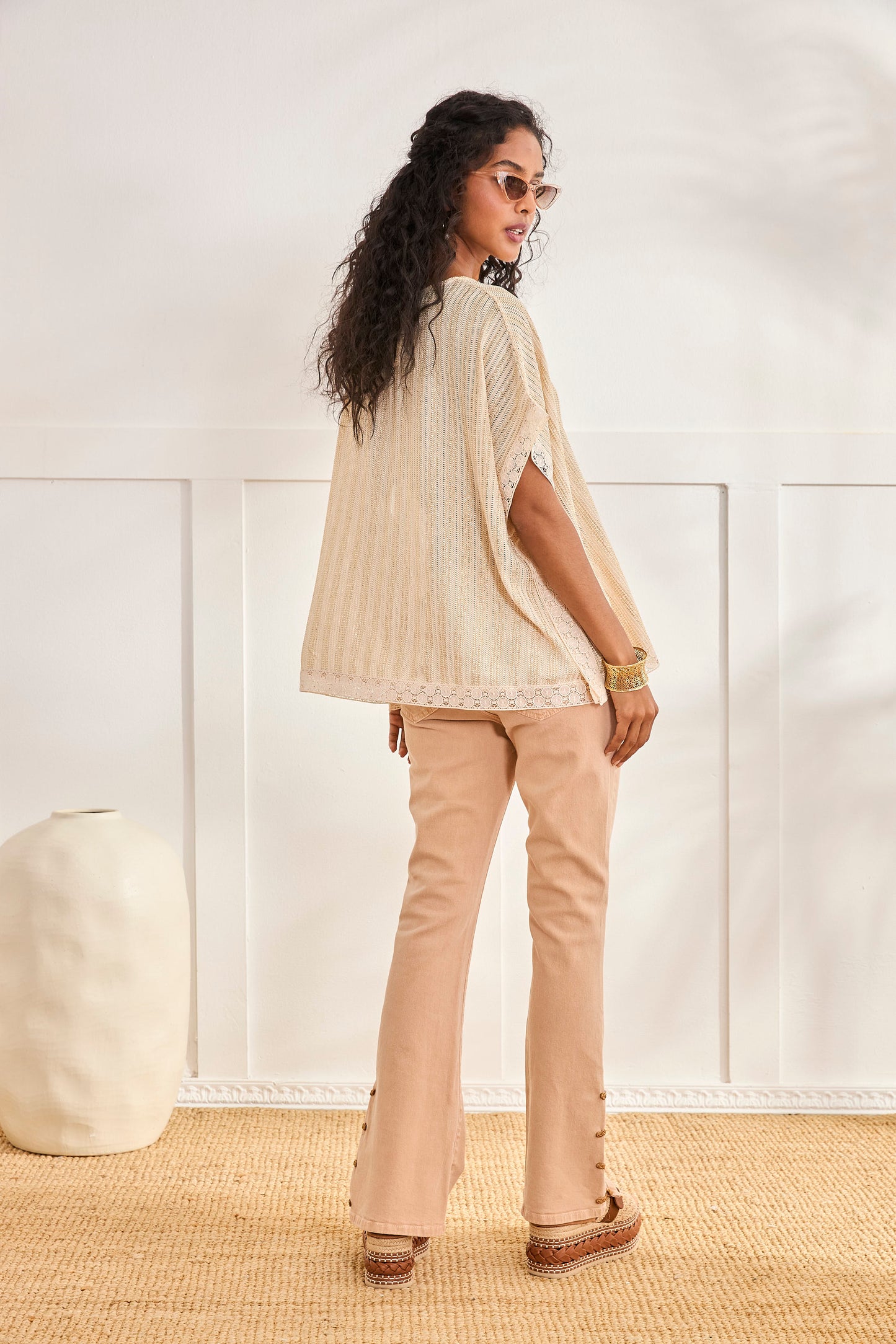 Blusa de punto con brillo sutil | Évora