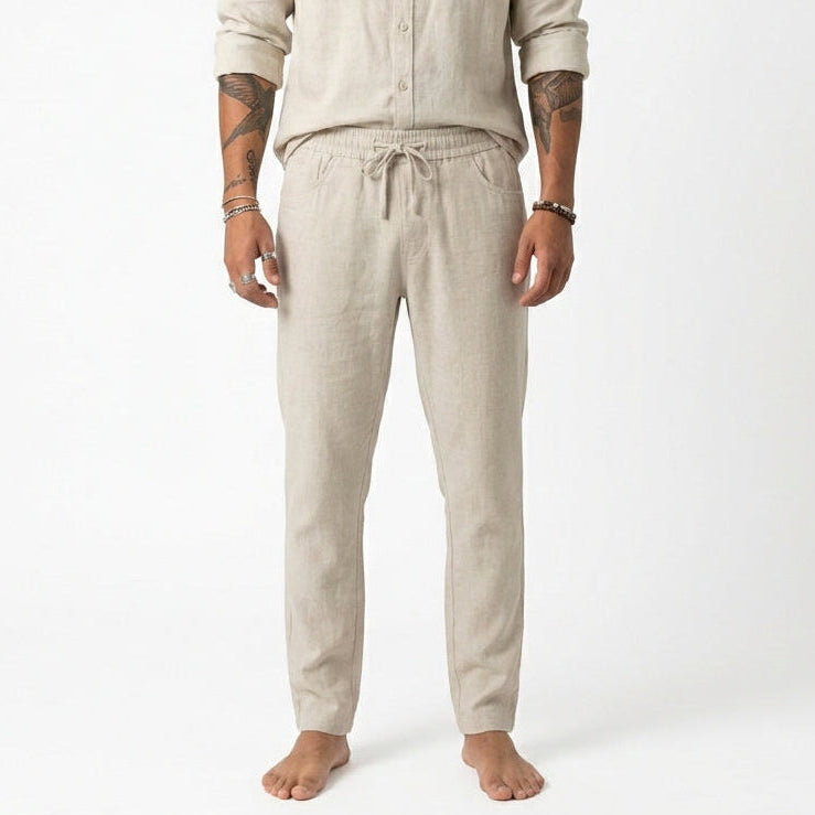 Pantalón relaxed de algodón ligero | Elian