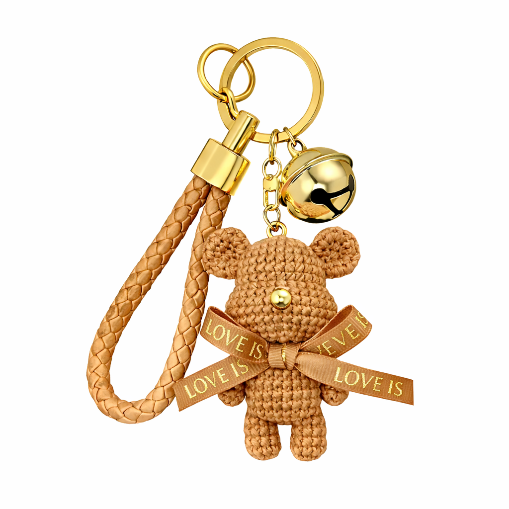 Colgante de oso con detalle dorado | Amalia