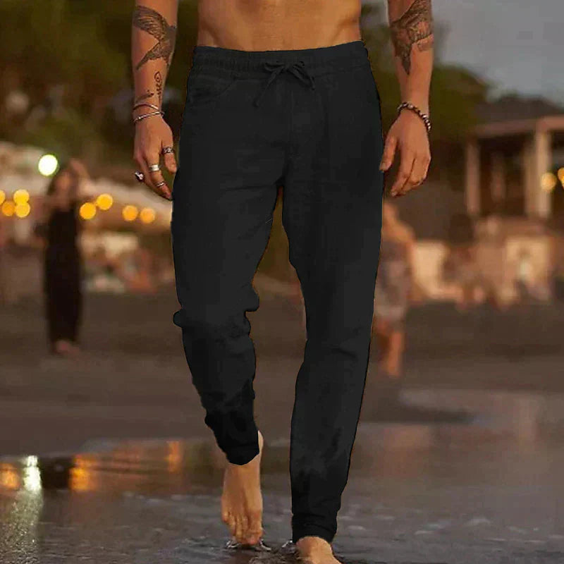 Pantalón relaxed de algodón ligero | Elian