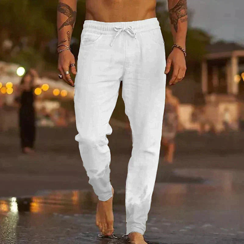 Pantalón relaxed de algodón ligero | Elian