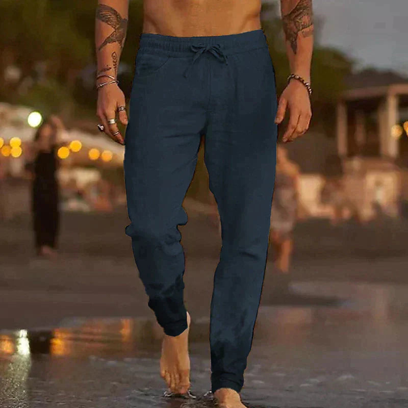Pantalón relaxed de algodón ligero | Elian
