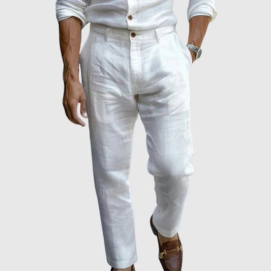Pantalón ligero de estilo elegante relaxed fit | Bruno