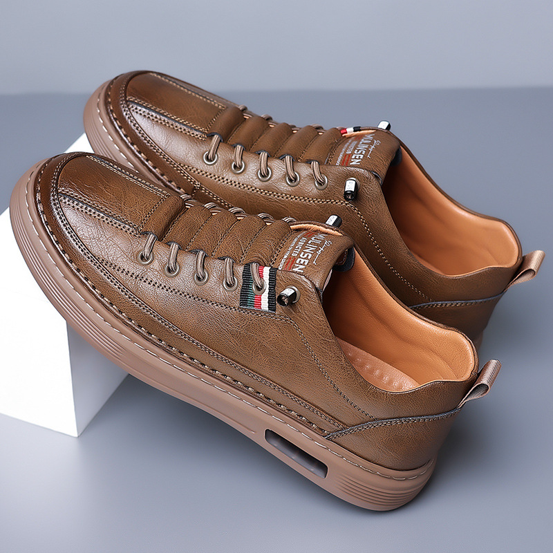 Zapatillas cuero confort | Branik