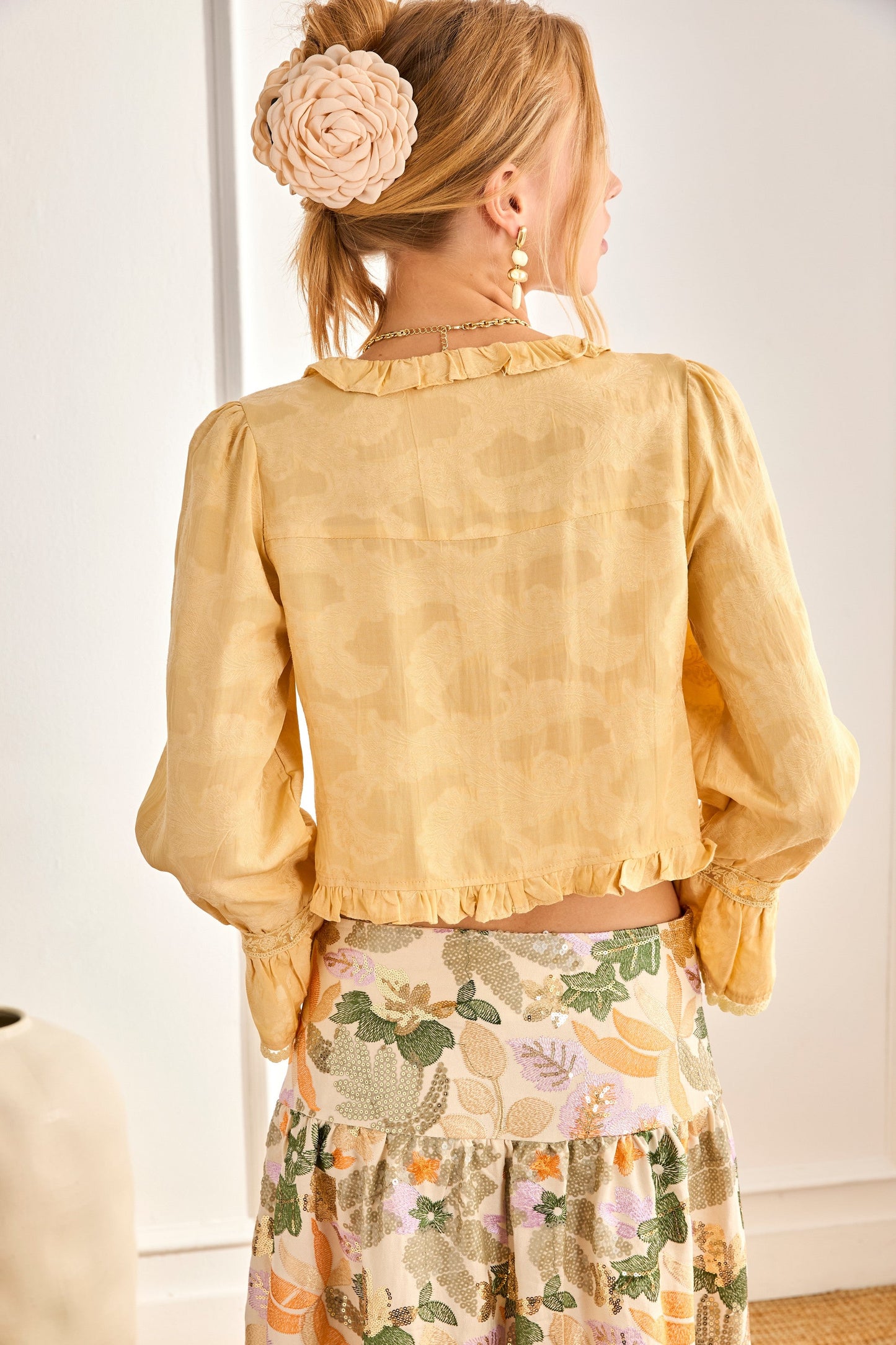 Blusa romántica con volantes | Solène