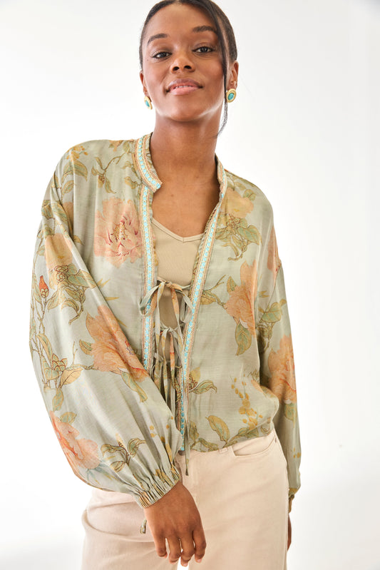 Blusa fluida estampada | Maelis
