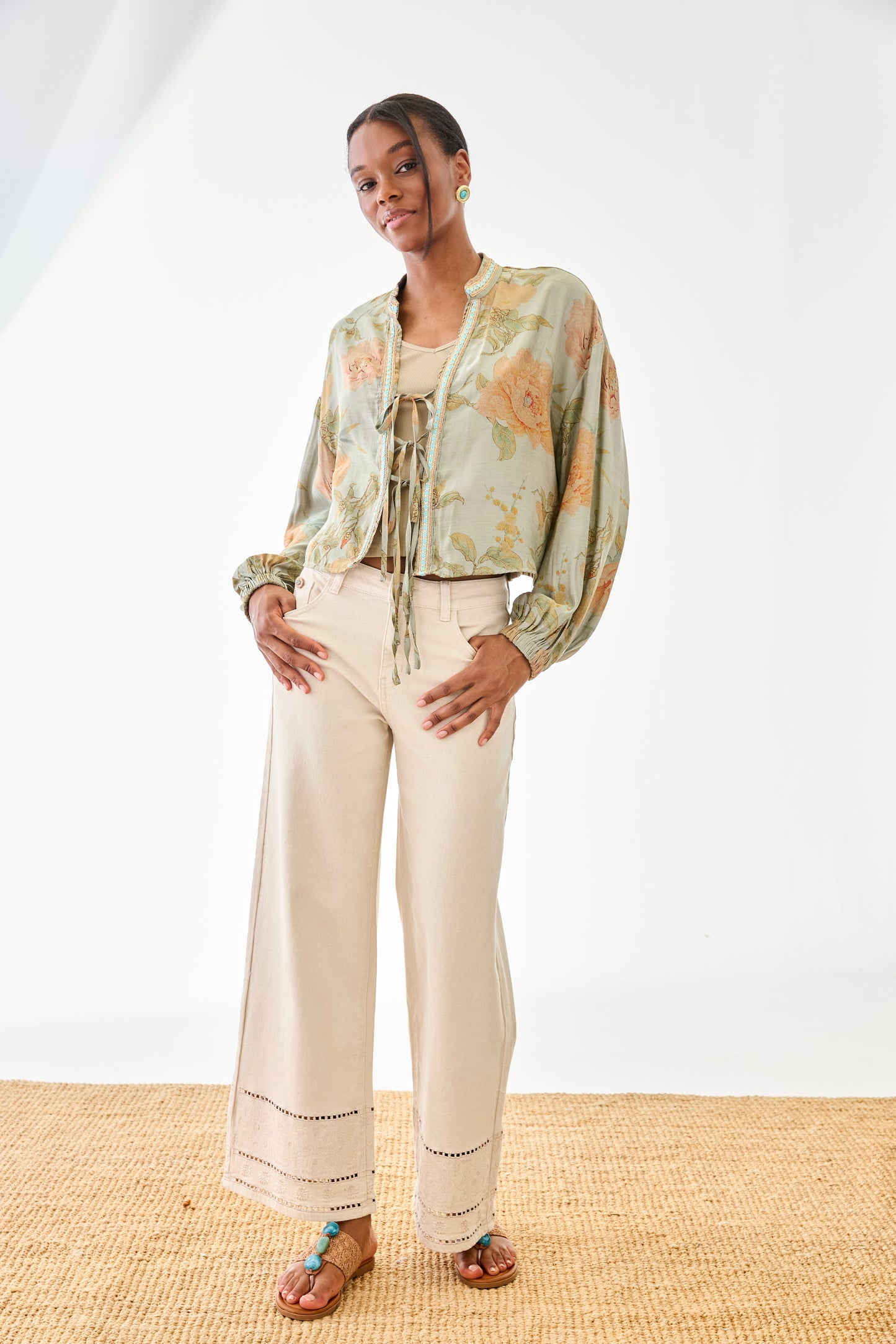 Blusa fluida estampada | Maelis