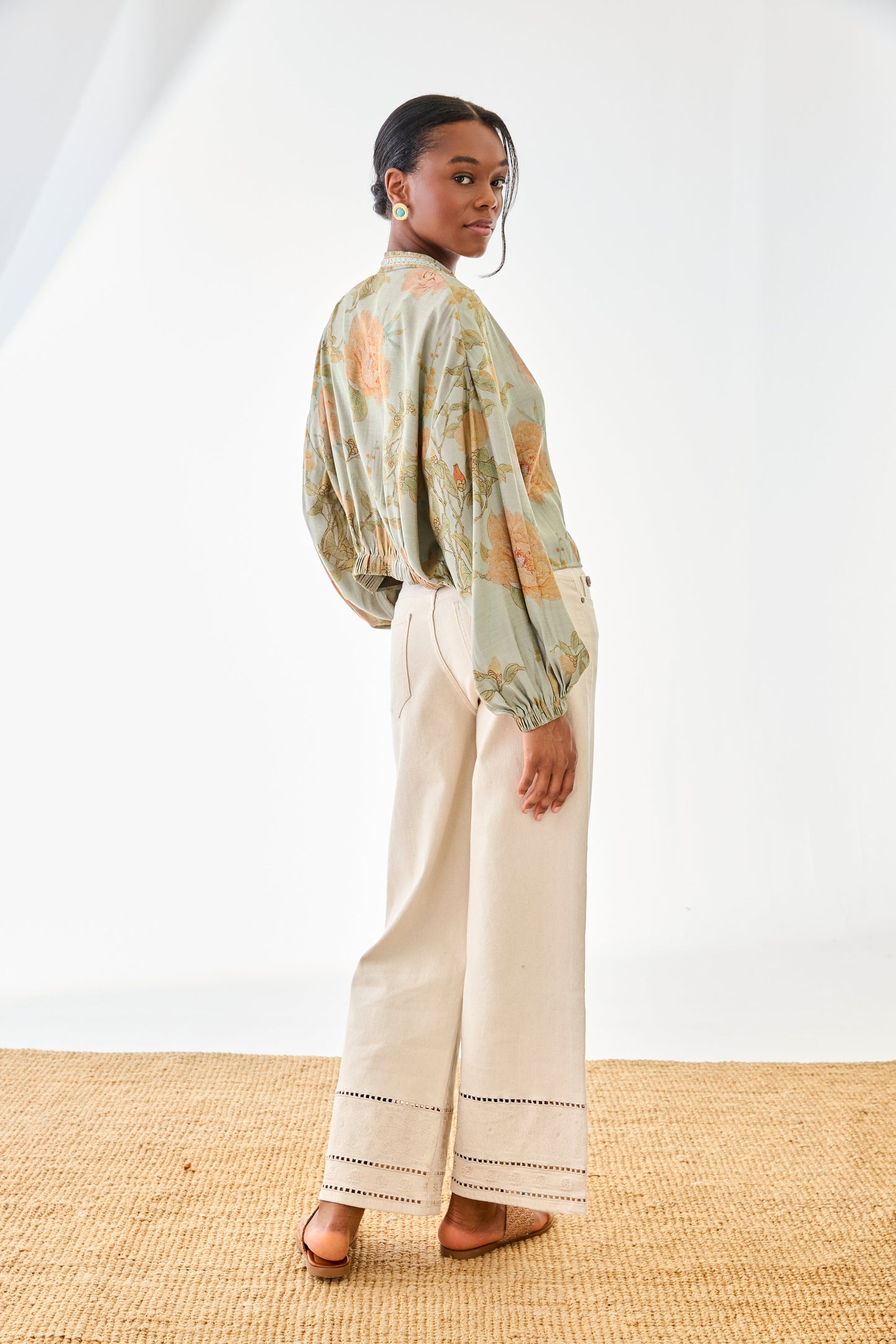 Blusa fluida estampada | Maelis