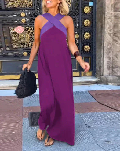 Vestido de corte cruzado | Delfina